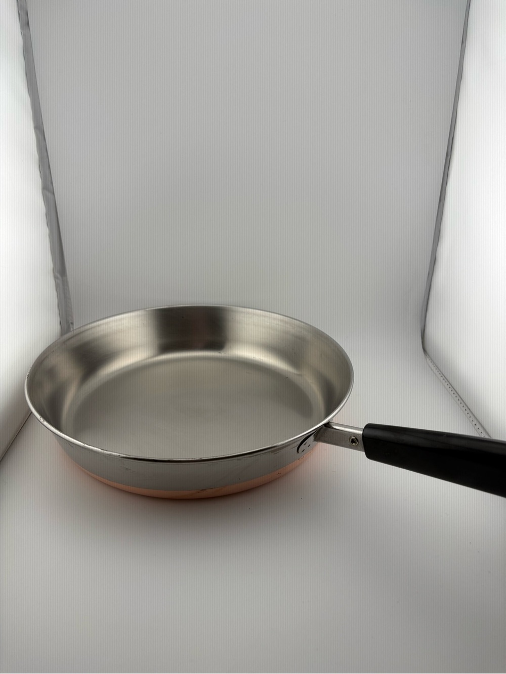 Vintage Revere Ware 10-Inch Copper Bottom Skillet Frying Pan